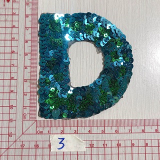 set 2 Sticker hình ủi hoa chữ hoa văn