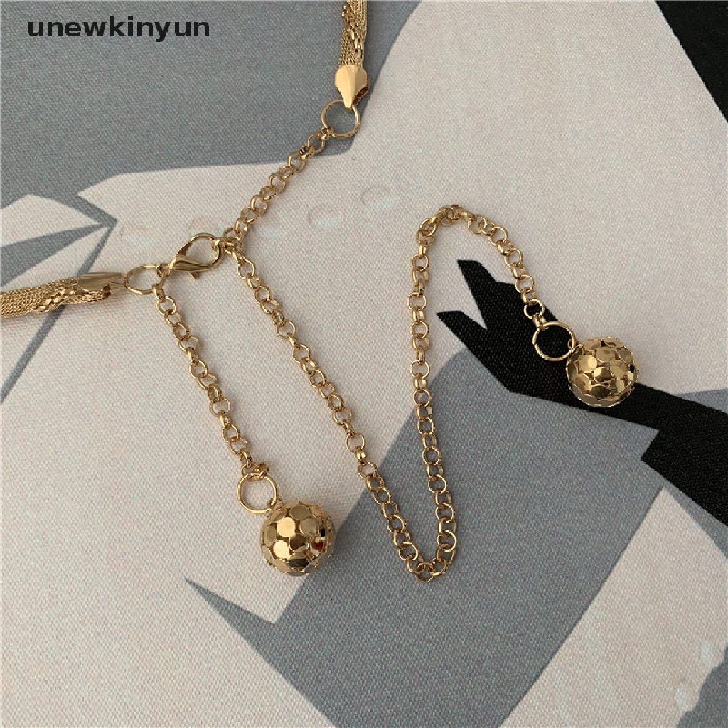 Thắt lưng dạng dây xích bằng kim loại thời trang dành cho nữ