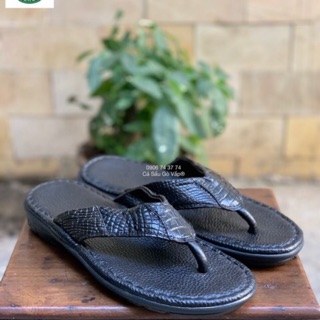 Dép Da Cá Sấu Size 40-41 CÁ SẤU GÒ VẤP