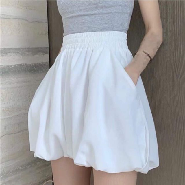 ( ẢNH THẬT) QUẦN SÓC LỤA GIẢ VÁY LƯNG THUN THỜI TRANG HÀN QUỐC SIÊU HOT HIT-GIÁ RẺ VÔ ĐỊCH | BigBuy360 - bigbuy360.vn