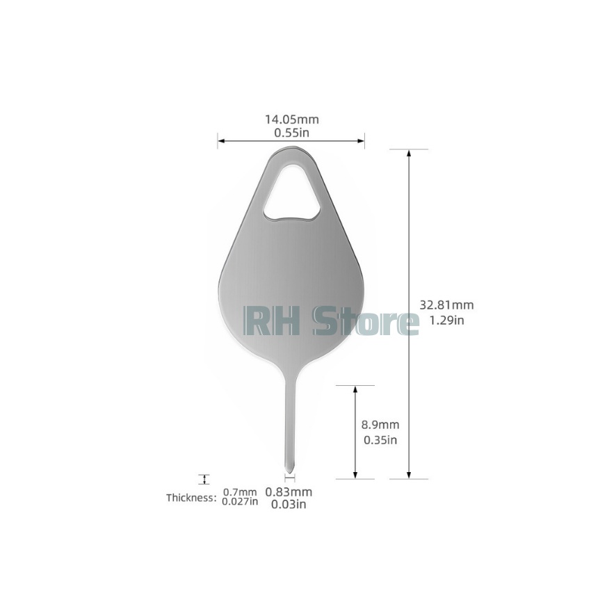 Que Chọc Sim dùng được cho iphone, samsung, oppo, xiaomi, dùng lấy sim điện thoại giá rẻ RH 1996