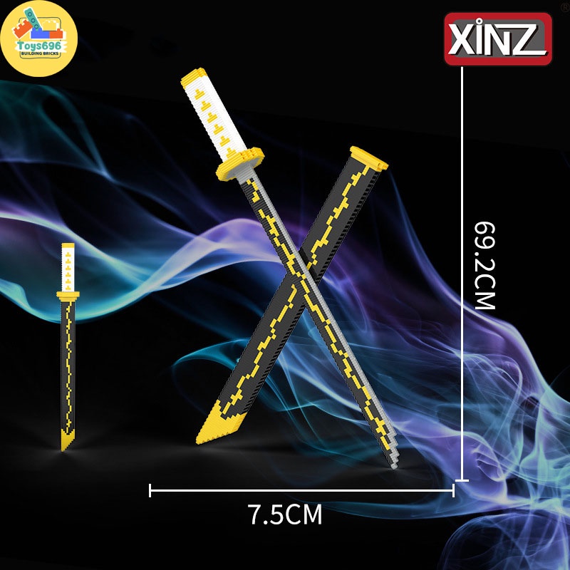 Đồ Chơi Lắp Ráp Xếp Hình Mô Hình Thanh Kiếm Trong Hoạt Hình Vua Hải Tặc Katana By Roronoa Zoro One Piece Với 3000+PCS