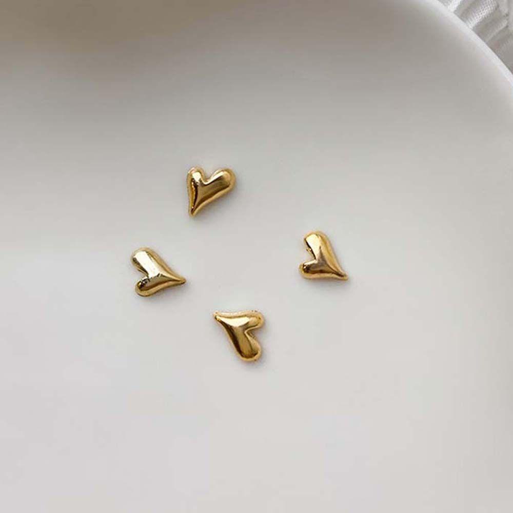 Phụ Kiện Trang Trí Móng Tay Nghệ Thuật Hình Trái Tim / Trái Tim 3D Bằng Hợp Kim