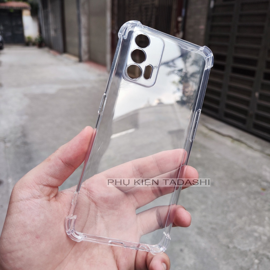 Ốp Lưng Chống Sốc Realme GT Neo 2/ GT Neo 3/ Neo 3T/ Neo 2T/ Neo, GT/ GT2/ GT2 Pro Dẻo Trong Suốt, Có Gờ Bảo Vệ Camera