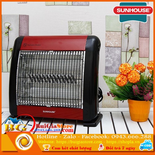 Quạt sưởi hồng ngoại Sunhouse SHD7013 800 W chính hãng . Giao hàng miễn phí toàn quốc trong 1 giờ. 1 đổi 1 tháng đầu