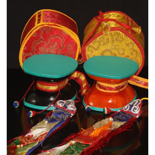 Trống Damaru - Pháp khí Mật Tông - Phật giáo Tây Tạng