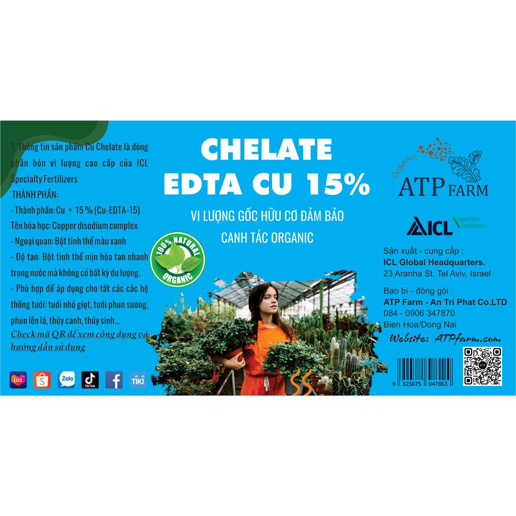 ATP Farm - CHÍNH HÃNG: Vi lượng Đồng Chelate  ICL-ISRAEL - 100G
