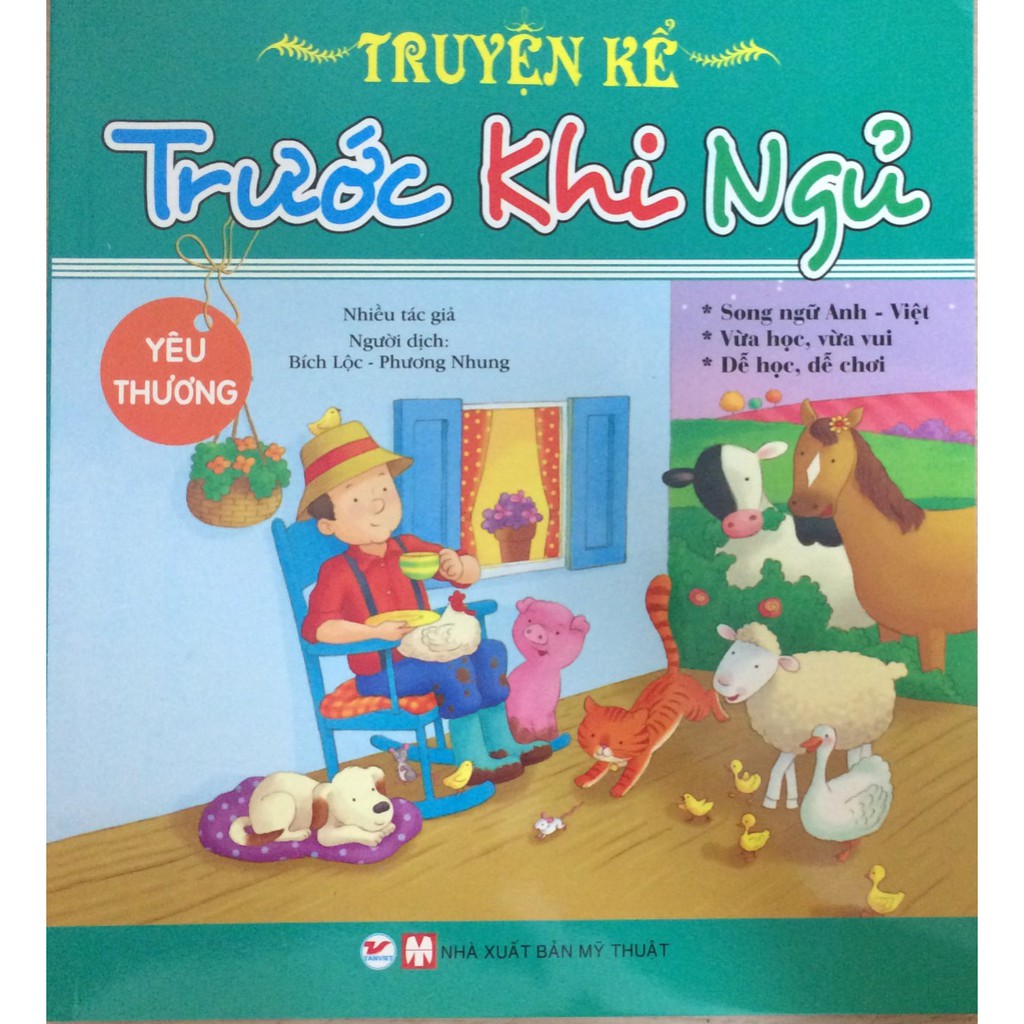 [ Sách ] Truyện Kể Trước Khi Ngủ - Yêu Thương ( Song Ngữ Anh - Việt ) | BigBuy360 - bigbuy360.vn
