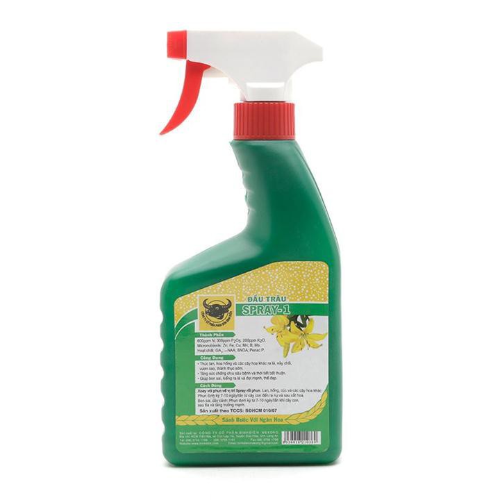 [SIEURE] PHÂN BÓN LÁ ĐẦU TRÂU SPRAY 1 CHAI 500ML CHUYÊN NẢY CHỒI RA LÁ hàng đẹp, phân phối chuyên nghiệp.