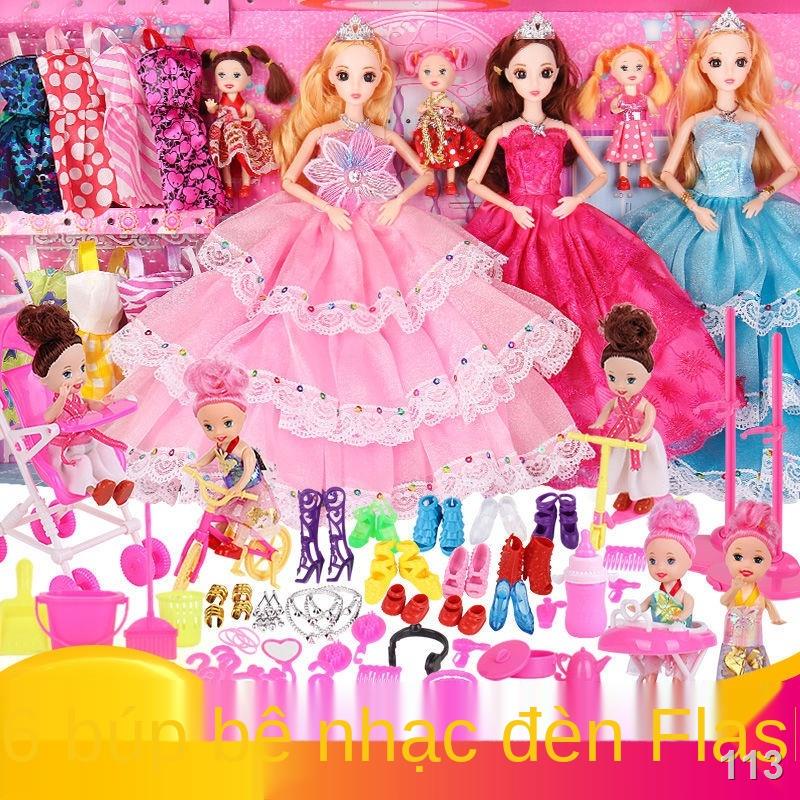 SBarbie Búp bê Barbie có khớp có thể di chuyển nói bộ đồ lớn đồ chơi cho bé gái hơn 10 tuổi công chúa búp bê