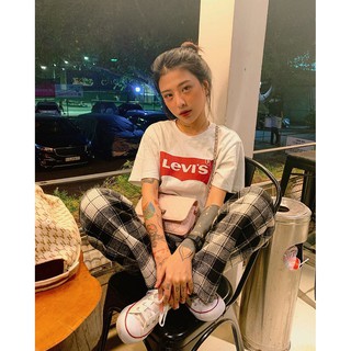 [Chính Hãng] Áo Thun L.vis T-Shirt White Red - Nam