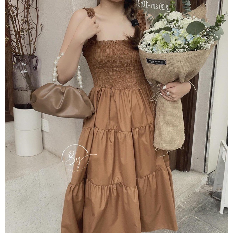 Đầm maxi, váy 2 dây chun ngực cá tín (Có ảnh và video thật,hàng đẹp) | BigBuy360 - bigbuy360.vn