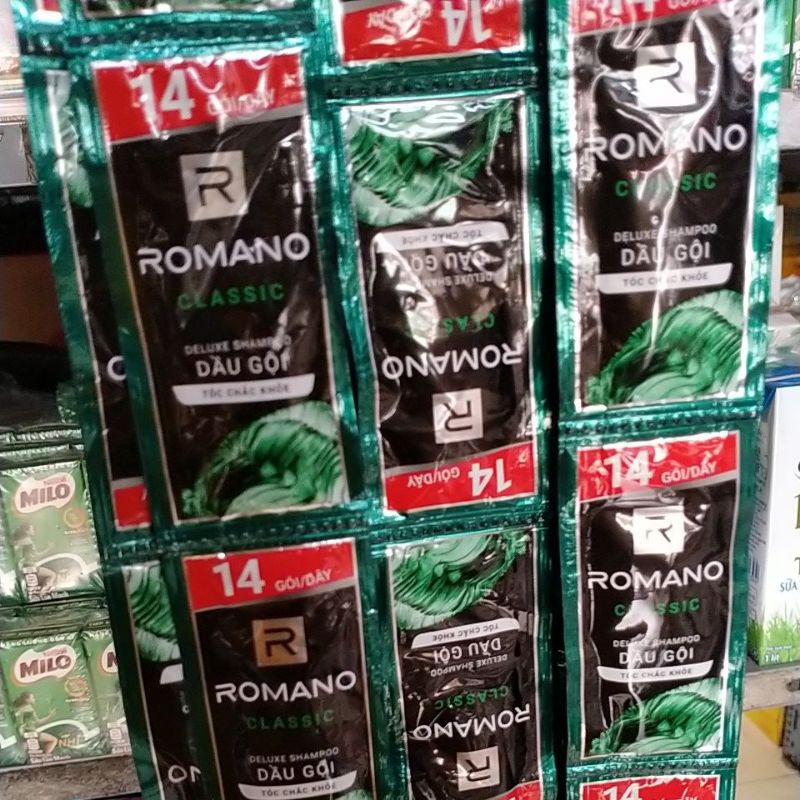 Dầu gội Romano dây 14 gói