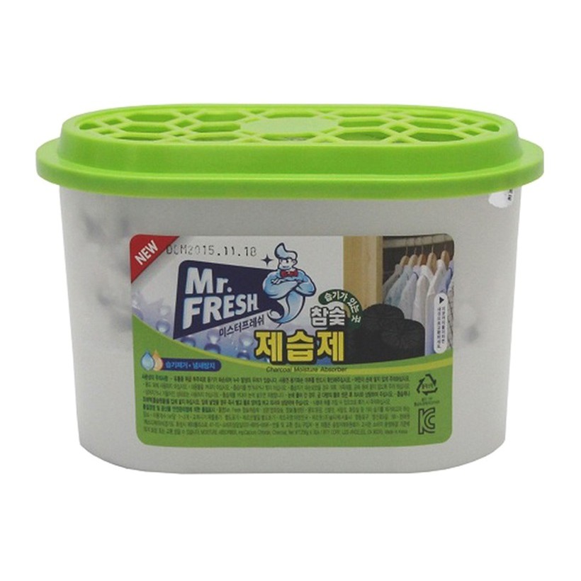 [Giá công phá] Bình hút ẩm than hoạt tính khử khuẩn Mr Fresh - Korea 256g (Nhập khẩu và phân phối bởi Hando)