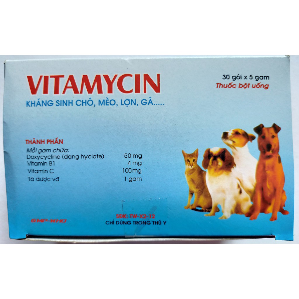 VITAMYCIN 5g  Chuyên dùng cho chó, mèo