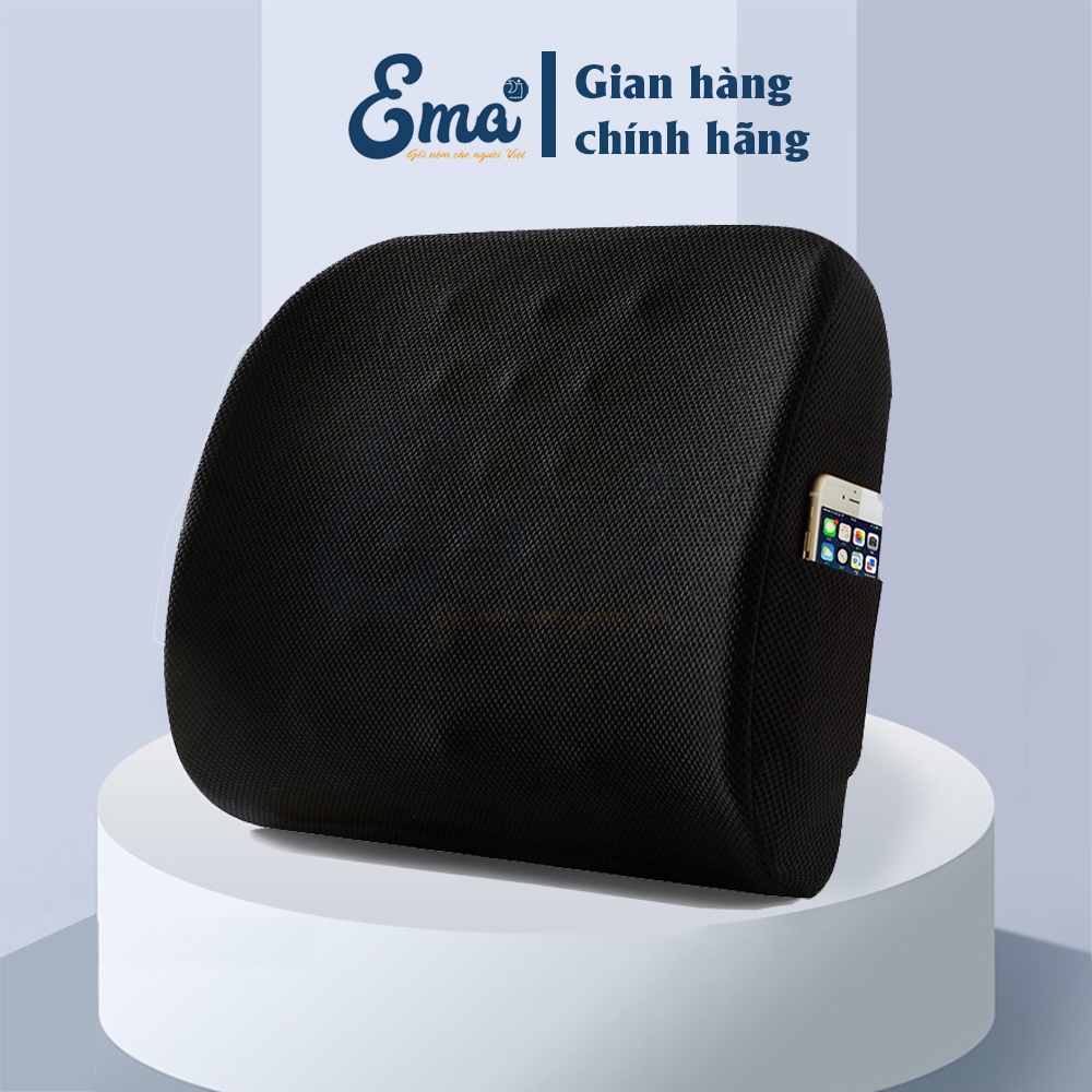 Bộ gối tựa lưng có gai massage &amp; đệm lót mông ghế văn phòng 3D Silicon SP05 EMA