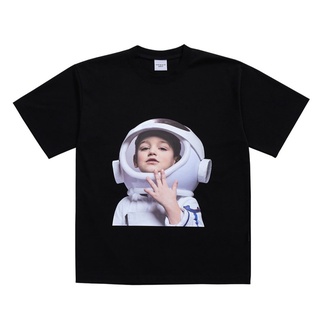 Burst Paragraph Acme De La Vie The Seventh Generation Donut Space Baby Boy Short Sleeve T Shirt Men And Women Couple Same Paragraph Tee