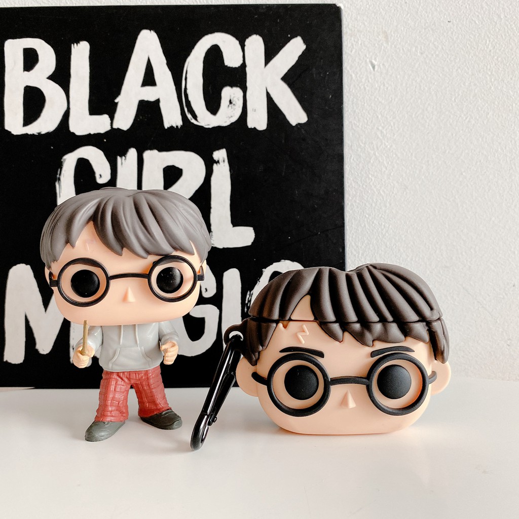 Vỏ Bảo Vệ Hộp Sạc Tai Nghe Airpods Pro Kiểu Harry Potter Chống Nứt