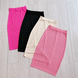 Chân váy thun lụa dáng dài ôm body