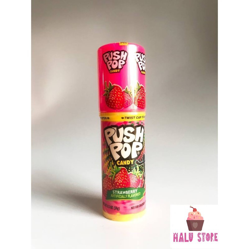 [Tổng hợp các loại] Kẹo son Push Pop loại nhỏ Mỹ 14g