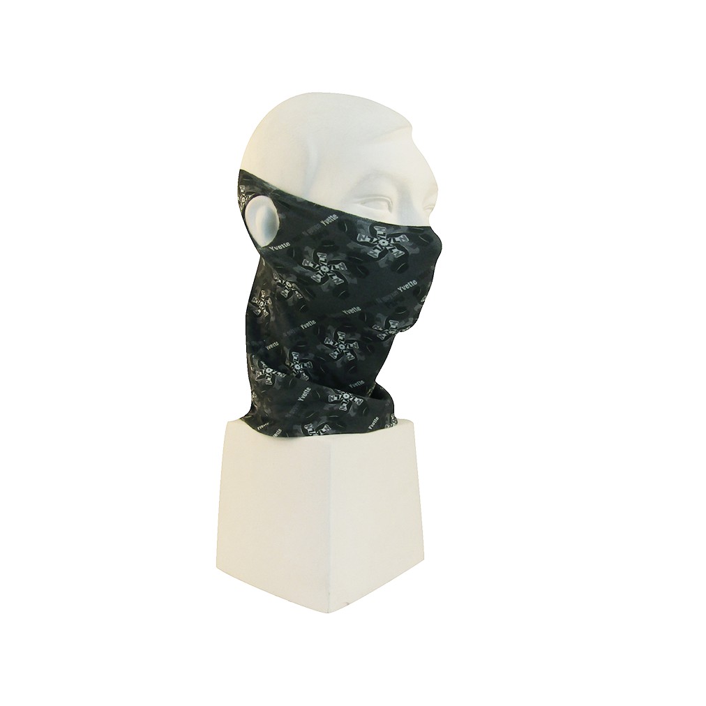 Khăn Khẩu Trang Người lớn Yvette Libby N'guyen Paris, SCARF MASK, Màu Xám