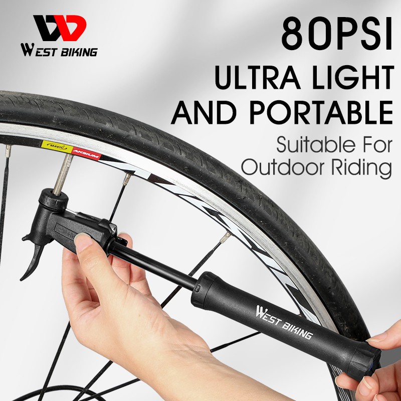 Bơm Xe Đạp West Biking Mini Cho Xe Đạp Đường Bộ
