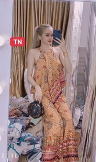 Set yếm thổ cẩm chất lụa