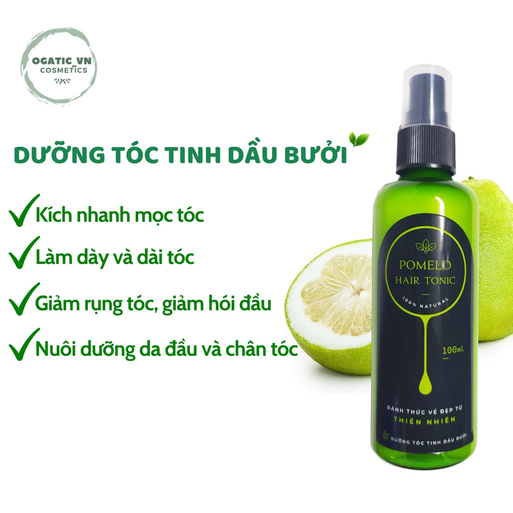 Tinh dầu bưởi dạng xịt, serum bưởi chống rụng tóc và kích thích mọc tóc 110ml - HANDMADE - SR007