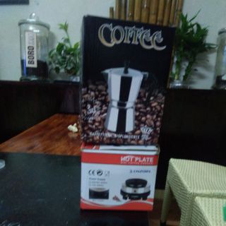 Bộ ấm pha cà phê Moka 300 ml kèm bếp điện