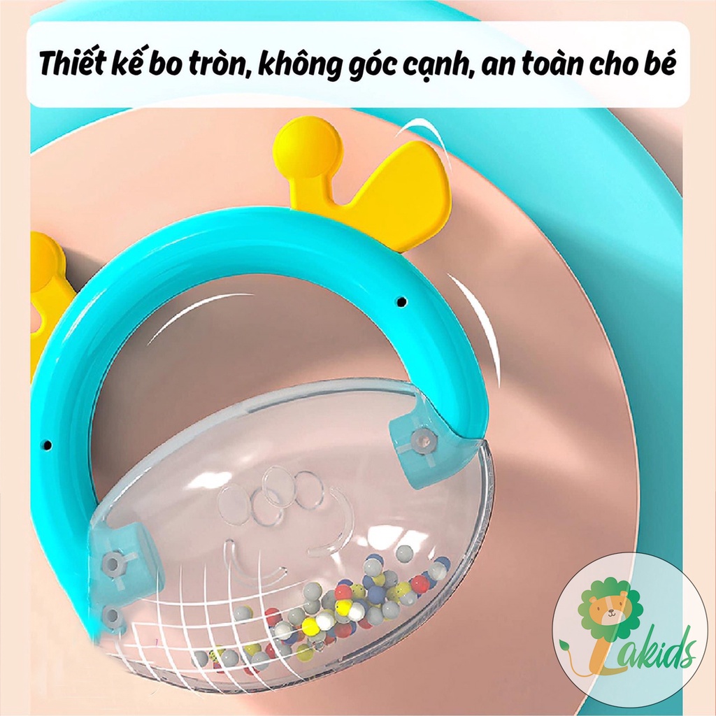 Xúc xăc gặm nướu cho bé UMOO bộ đồ chơi cho bé sơ sinh 10 chi tiết có hộp đựng - Lakids