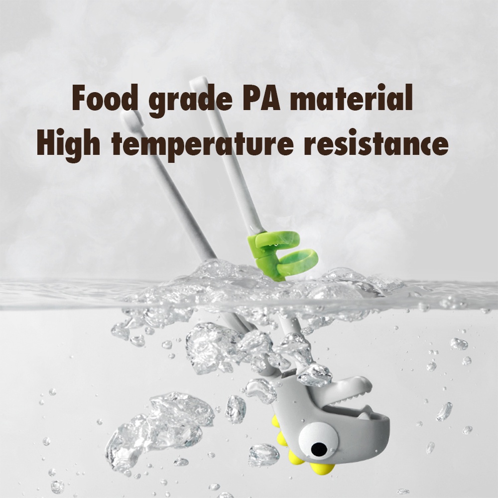 Bc Babycare Đũa tập ăn silicone kiểu dáng chuyên dụng cho bé 2 tuổi