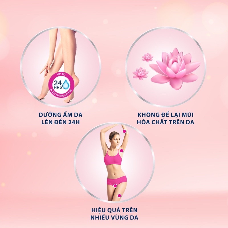 Combo 2 hộp KEM TẨY LÔNG VEET MÀU HỒNG 100ml