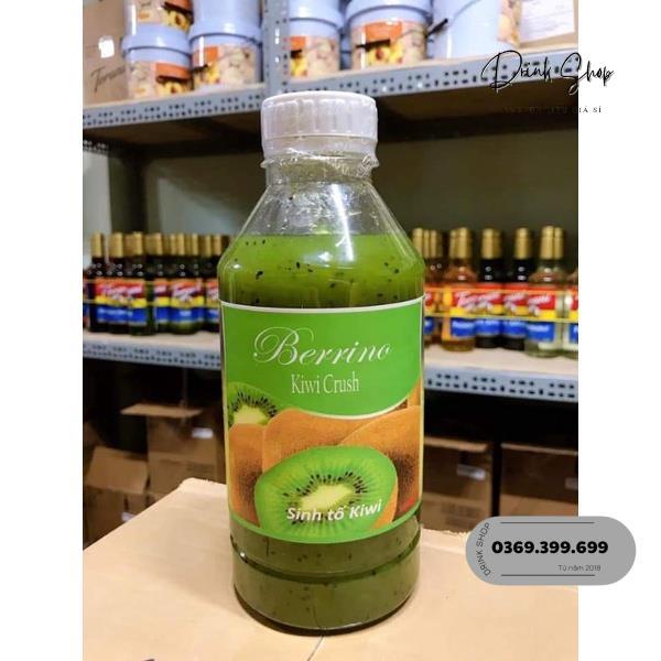 Sinh Tố Berrino 1 Lít  Đủ Vị Đào, Dâu, Vải ...-