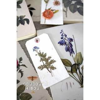 HANDMADE FLORAL TAG- TAG GIẤY DÓ