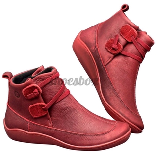 Giày Bốt Da Cổ Cao Thời Trang Cho Nữ