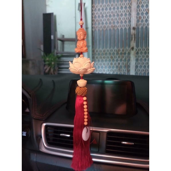 Khánh treo gương Ô tô Đieu Khăc thủ công gỗ Hoàng Dương