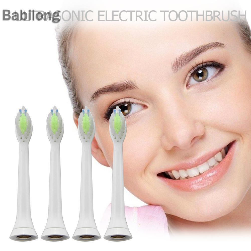 (Hàng Mới Về) Set 4 Đầu Thay Thế Cho Bàn Chải Đánh Răng Điện Philips / Sonicare / Flexcare