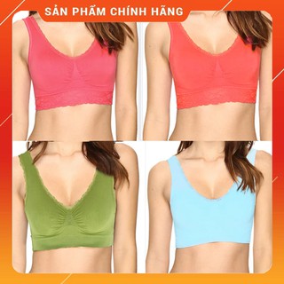 Viviane - Combo 3 áo ngực thể thao không gọng - Comfort Cotton Blend Sports Bra