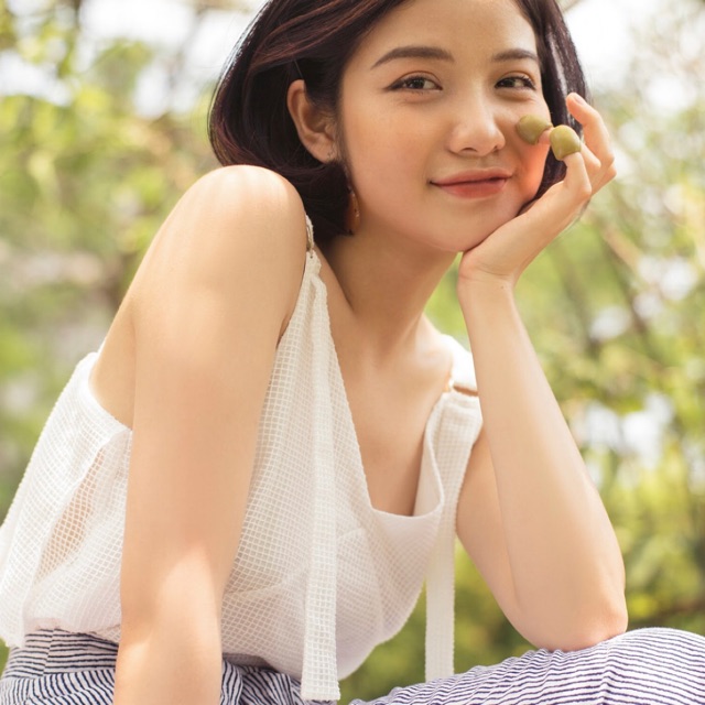 (Pass) Thanh lý Áo 2 dây Grid Camisole Monotalk size S