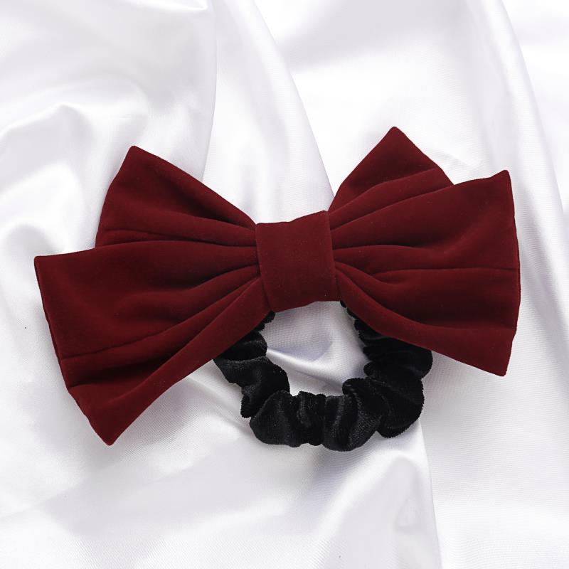 Kẹp Tóc Nơ Vải Nhung Thời Trang Thu Đông Cho Nữ