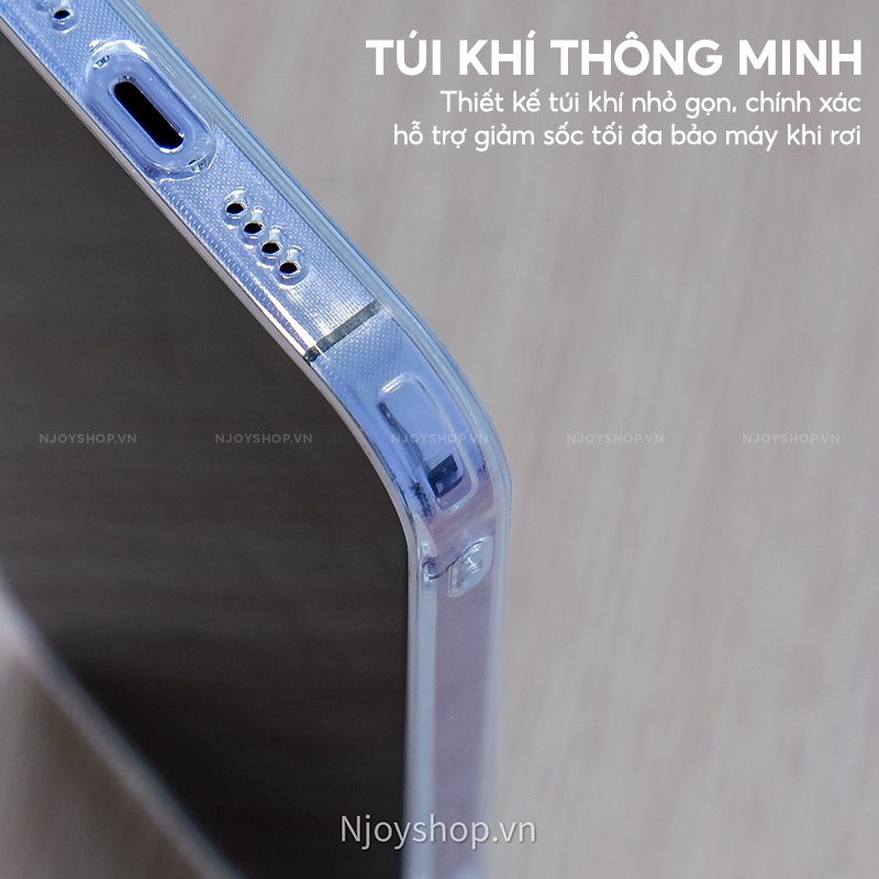 Ốp Nhám Viền Dẻo Chống Bám Vân Tay Chính Hãng X&M Lưng Kính Cường Lực Cao Cấp Njoyshop