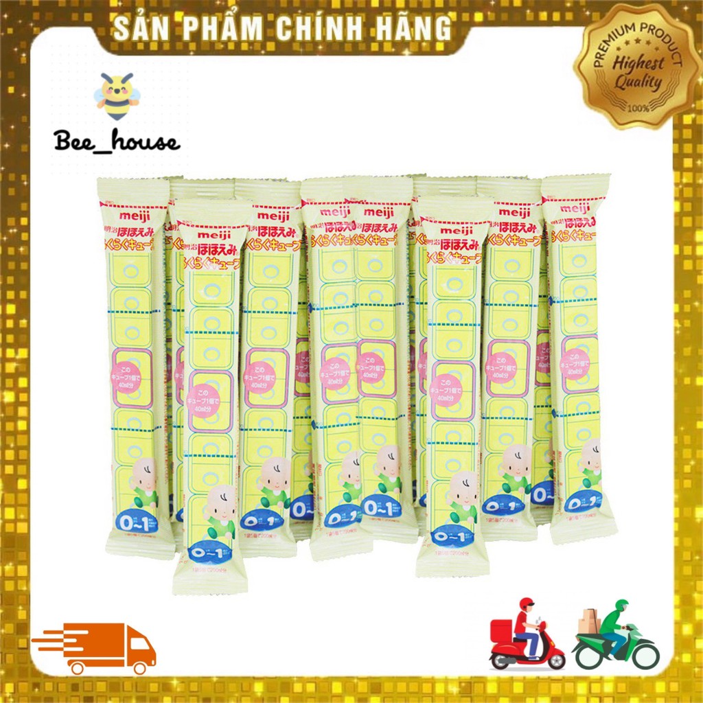 Sữa meiji thanh 0 meiji thanh 9 lẻ Nhật 27gr - 𝐁𝐞𝐞 𝐡𝐨𝐮𝐬𝐞