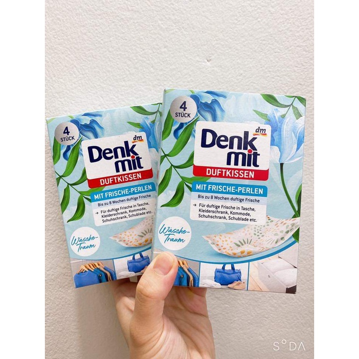 Túi Thơm Tủ Quần Áo Denkmit Duftkissen Đức, 4 túi