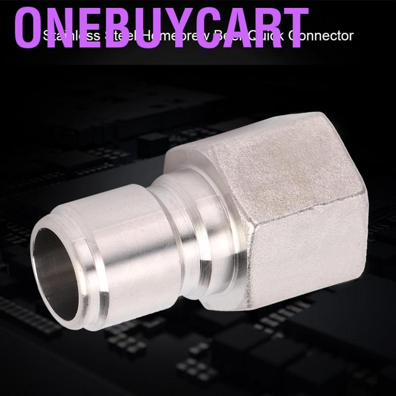 Set 2 đầu nối inox tháo lắp nhanh 1/2inch