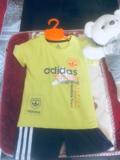 Bộ adidas bé trai ( ảnh thật)