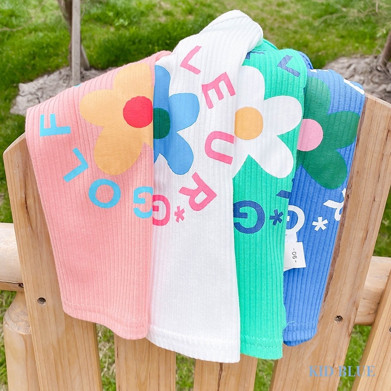 Áo Hai Dây Họa Tiết Hoa Cúc Thời Trang Hàn Quốc Dễ Thương Cho Bé Gái