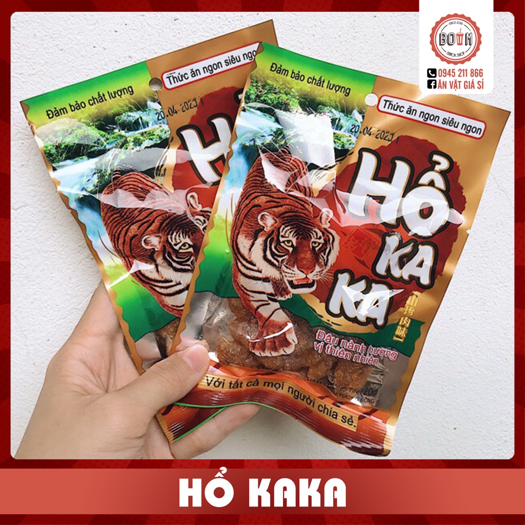 Hổ KaKa Gói Lẻ Hổ Ka Ka Làm Từ Đậu Nành Hương Vị Tuổi Thơ