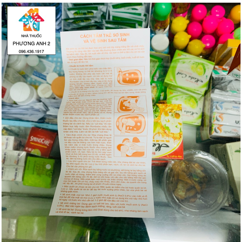 Sữa tắm rôm sảy Rombebe