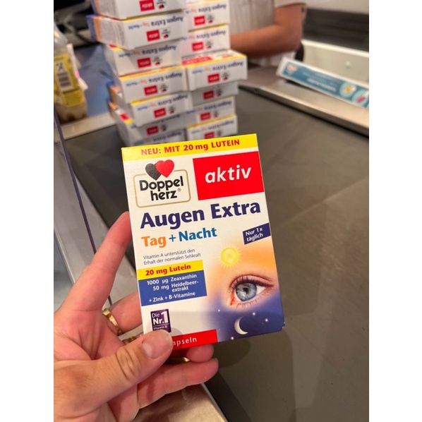 Viên uống bổ mắt Augen Extra Doppelherz herz Nội địa  Đức