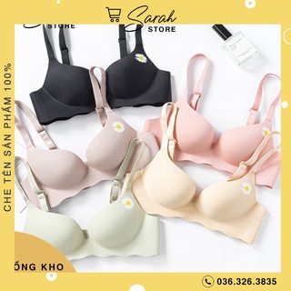 Áo ngực đúc su không giọng đệm vừa hoa cúc vân thông hơi AS91